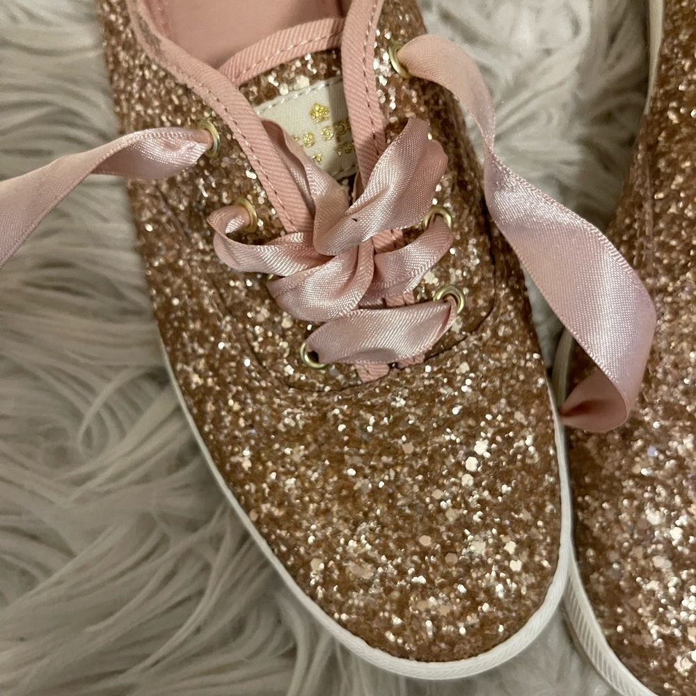 Pink | Glitter | Kate Spade | Keds - Picture 2 of 12